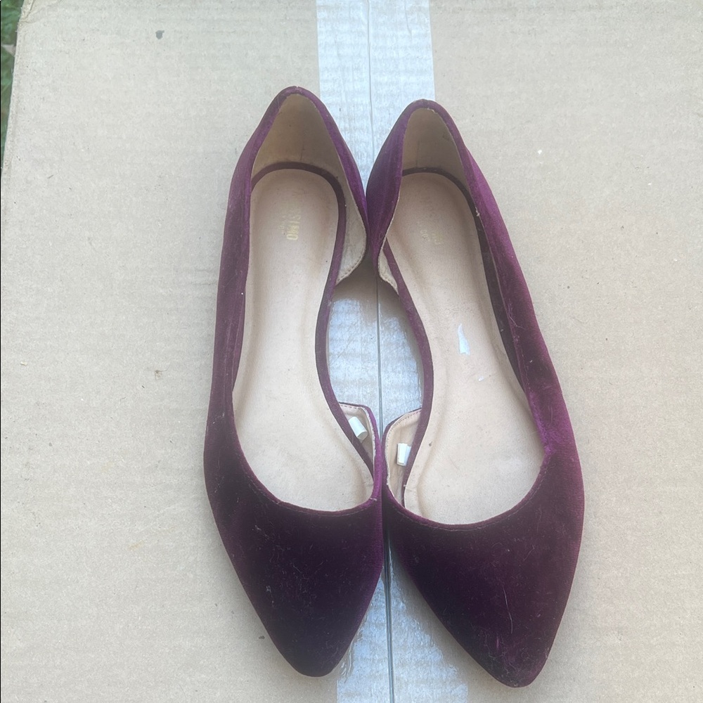 Massimo Elegant Velvet Women's Flats